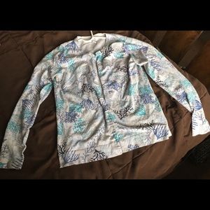 Charter Club white ocean cardigan